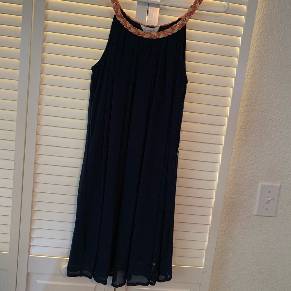 Dark blue dress